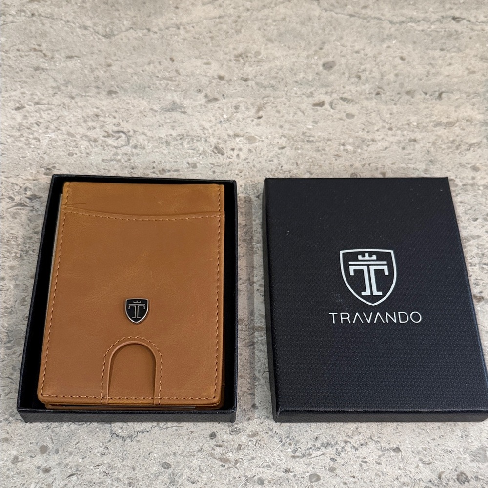 Travando Men's Wallet With Money Clip